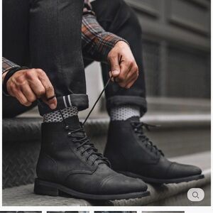 Thursday Boot Company The Captain boots lace up black Matte size 9.5